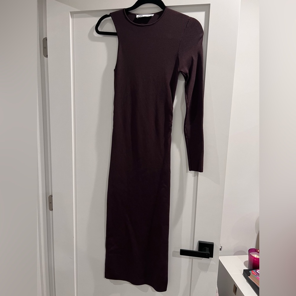 Zara brown dress